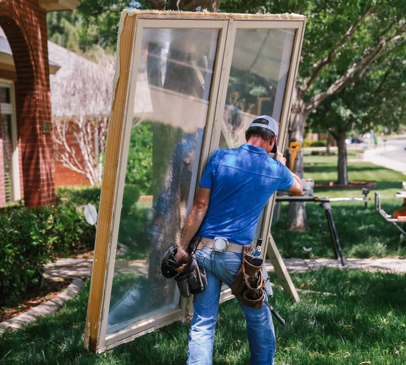 Replacement window installation by Jones & Associates in Lubbock